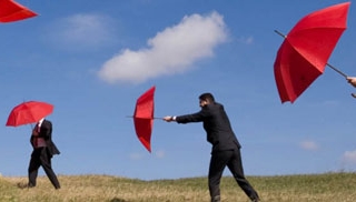 Businessman umbrella WorldLegacy